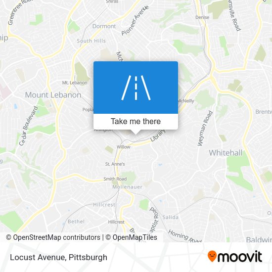 Mapa de Locust Avenue