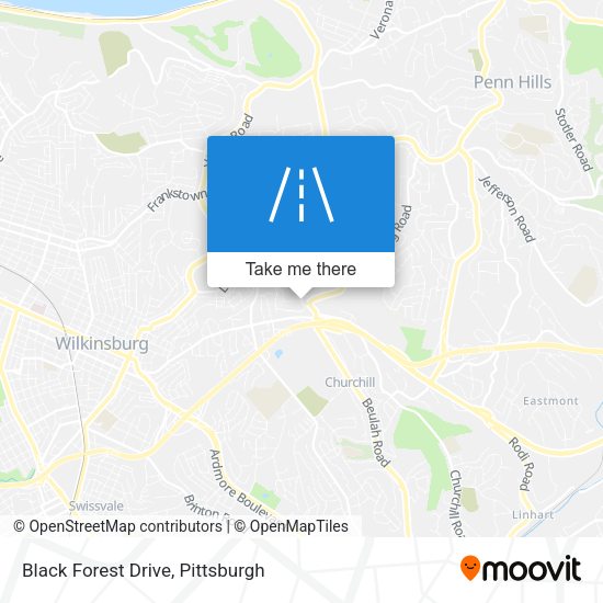 Black Forest Drive map