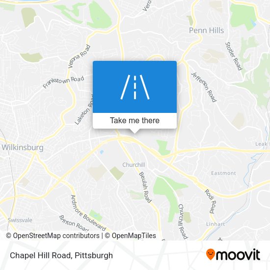 Mapa de Chapel Hill Road