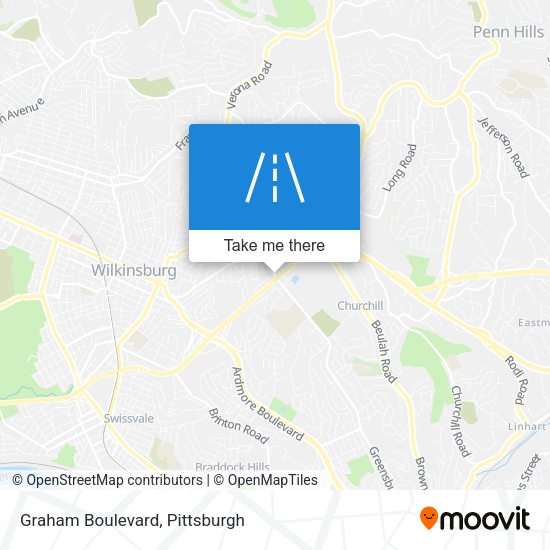 Mapa de Graham Boulevard