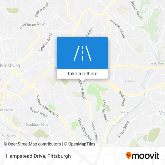 Hampstead Drive map