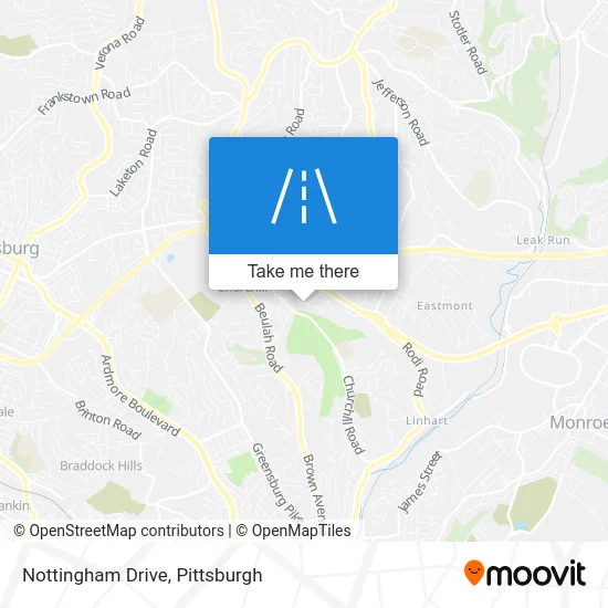 Nottingham Drive map