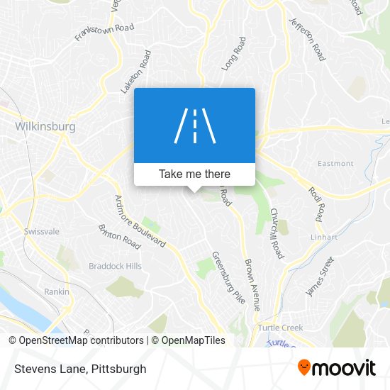 Mapa de Stevens Lane