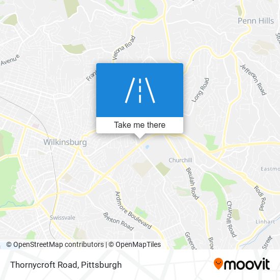 Mapa de Thornycroft Road