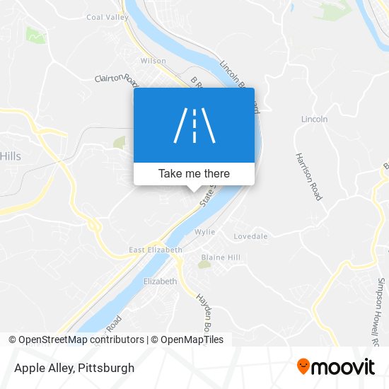 Apple Alley map