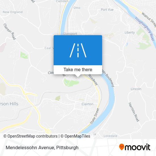 Mendelessohn Avenue map