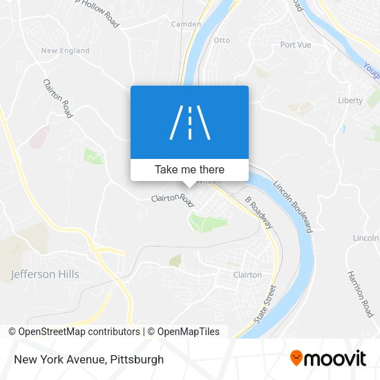 Mapa de New York Avenue