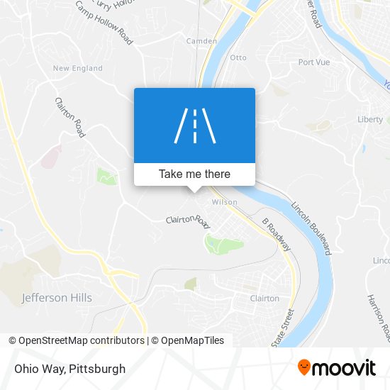 Mapa de Ohio Way