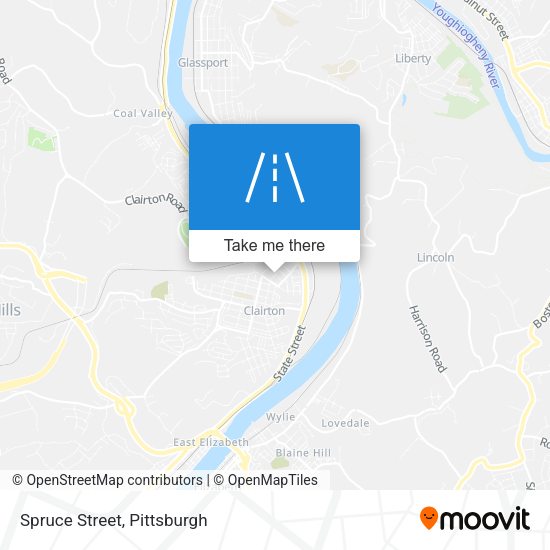 Mapa de Spruce Street