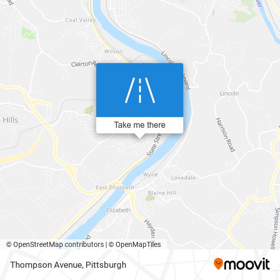 Mapa de Thompson Avenue