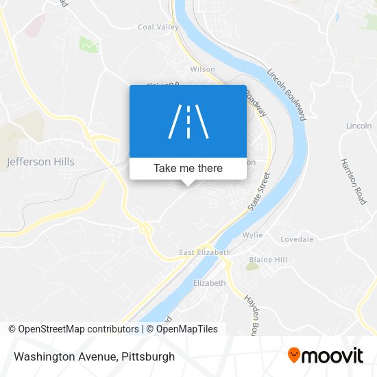 Washington Avenue map