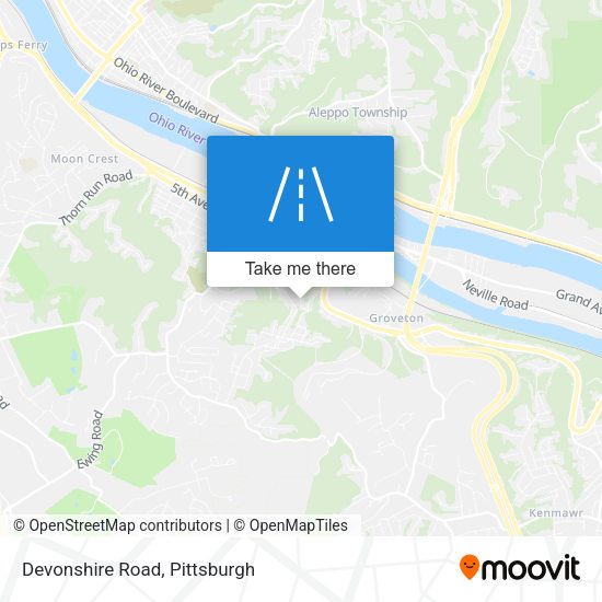 Devonshire Road map