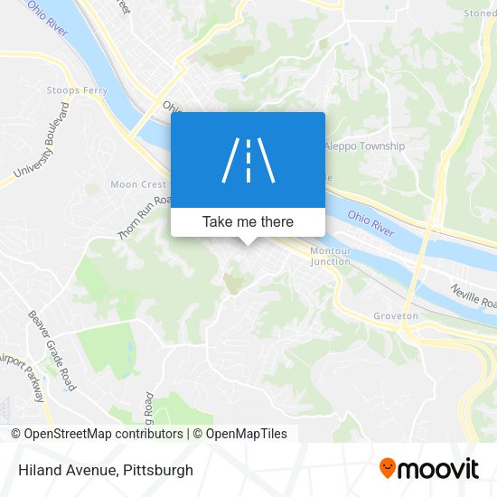 Mapa de Hiland Avenue
