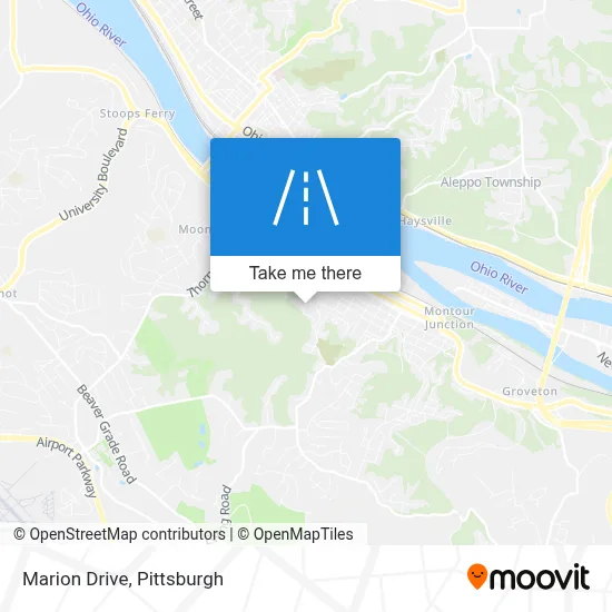 Marion Drive map