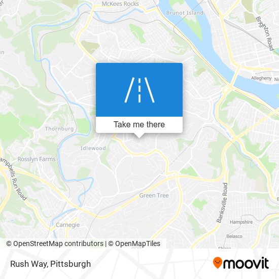 Mapa de Rush Way