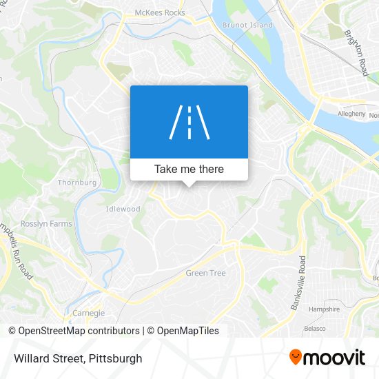 Mapa de Willard Street