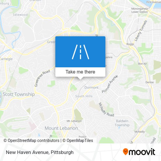 New Haven Avenue map