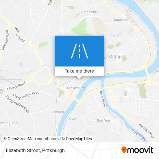 Elizabeth Street map