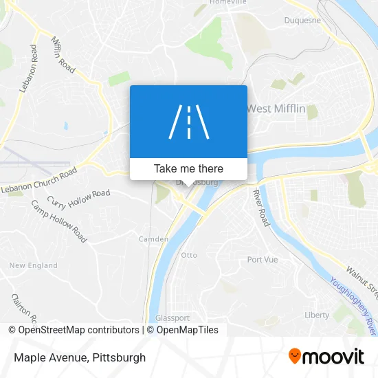 Maple Avenue map