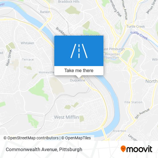 Mapa de Commonwealth Avenue