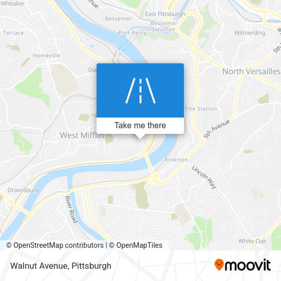 Mapa de Walnut Avenue