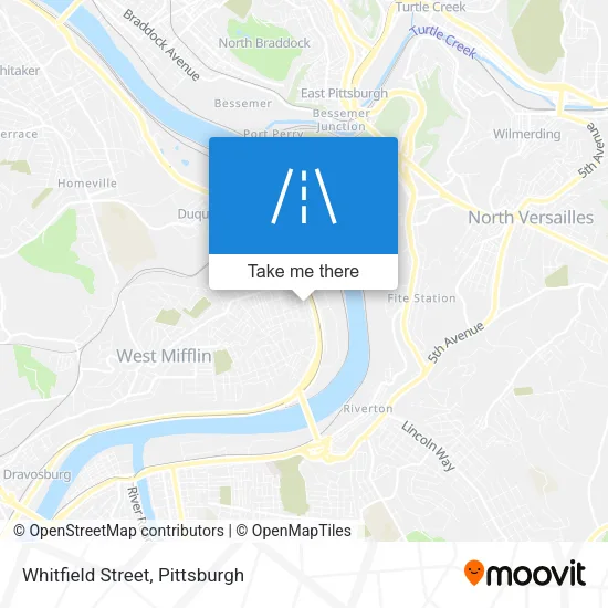 Mapa de Whitfield Street