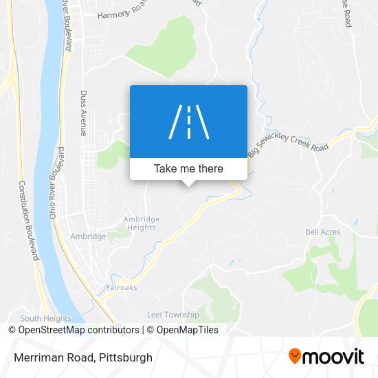 Mapa de Merriman Road