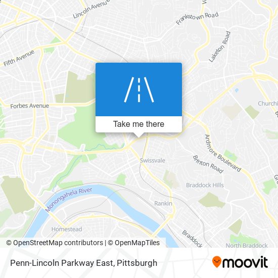 Mapa de Penn-Lincoln Parkway East