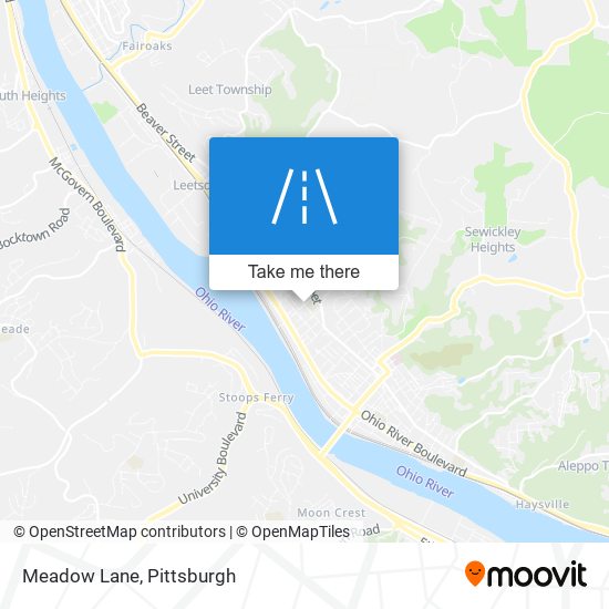 Meadow Lane map