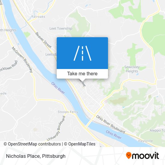 Mapa de Nicholas Place