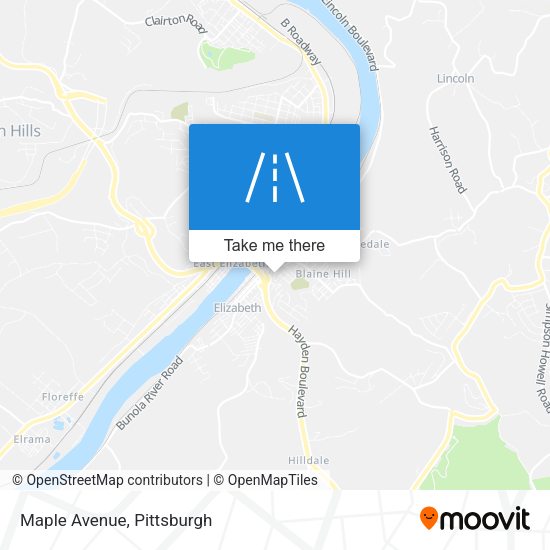 Mapa de Maple Avenue
