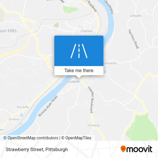 Strawberry Street map