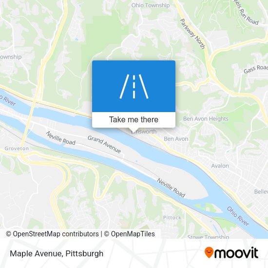 Mapa de Maple Avenue