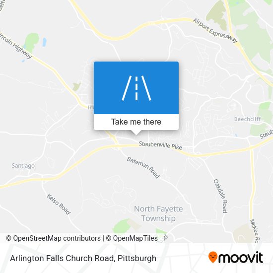 Mapa de Arlington Falls Church Road