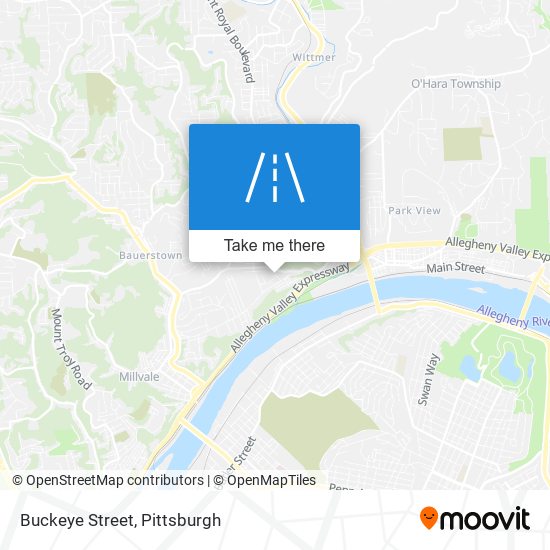 Buckeye Street map