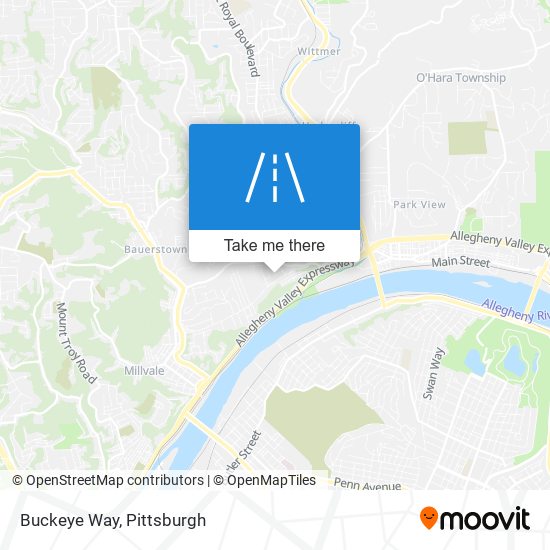 Buckeye Way map