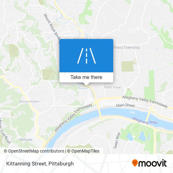 Mapa de Kittanning Street