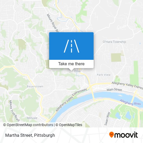Mapa de Martha Street