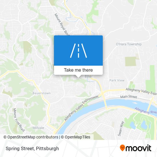 Spring Street map