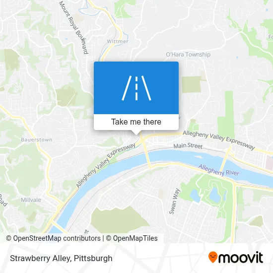 Strawberry Alley map