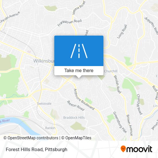 Forest Hills Road map