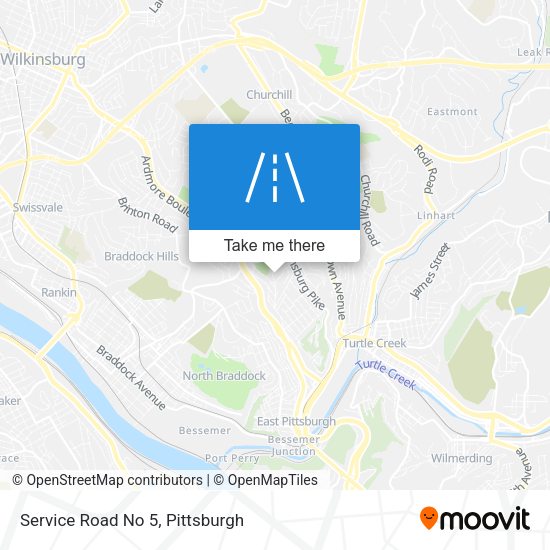 Service Road No 5 map