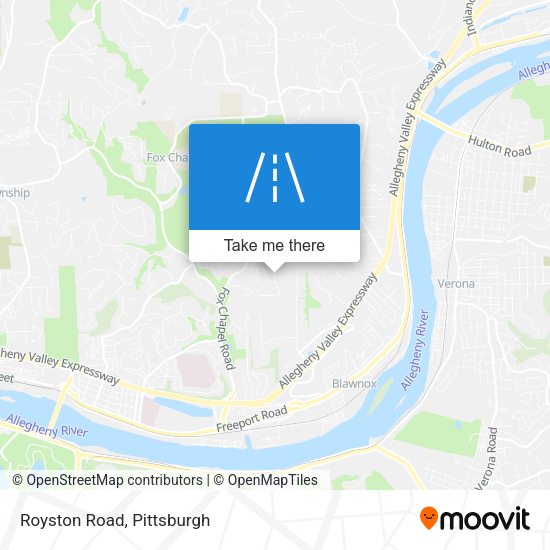 Mapa de Royston Road
