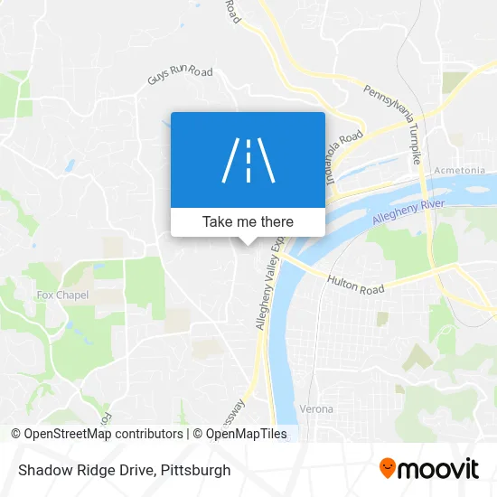 Shadow Ridge Drive map