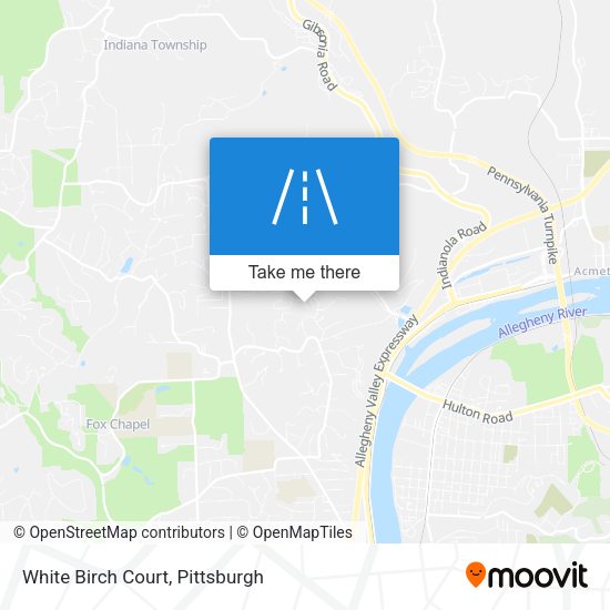 White Birch Court map