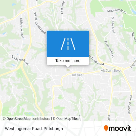 West Ingomar Road map
