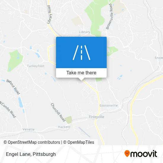 Engel Lane map