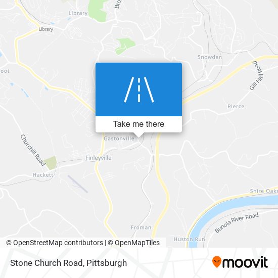 Mapa de Stone Church Road