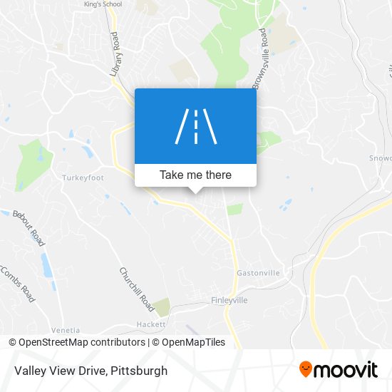 Mapa de Valley View Drive