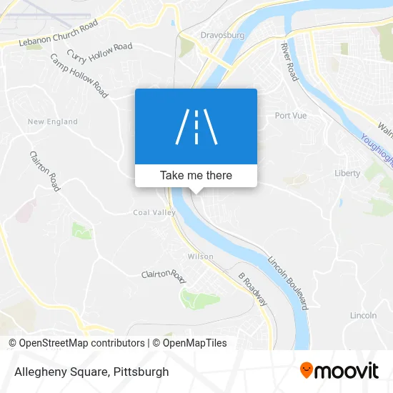 Allegheny Square map